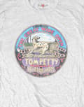 Miniatyrbild 3 av 4: Tom Petty T Shirt Touring The Great Wide Open USA Official Mens White