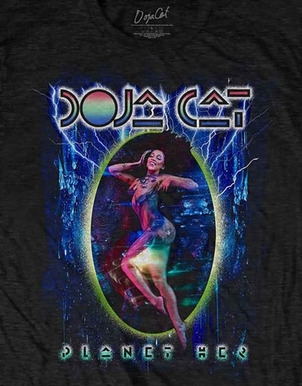 Doja Cat T Shirt Planet Her Logo Official Unisex Black