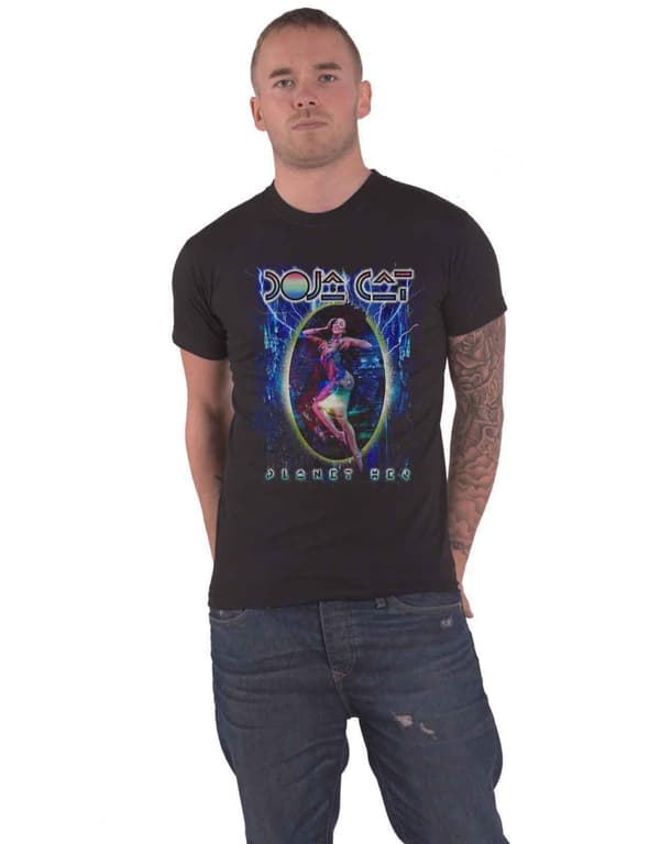 Doja Cat T Shirt Planet Her Logo Official Unisex Black