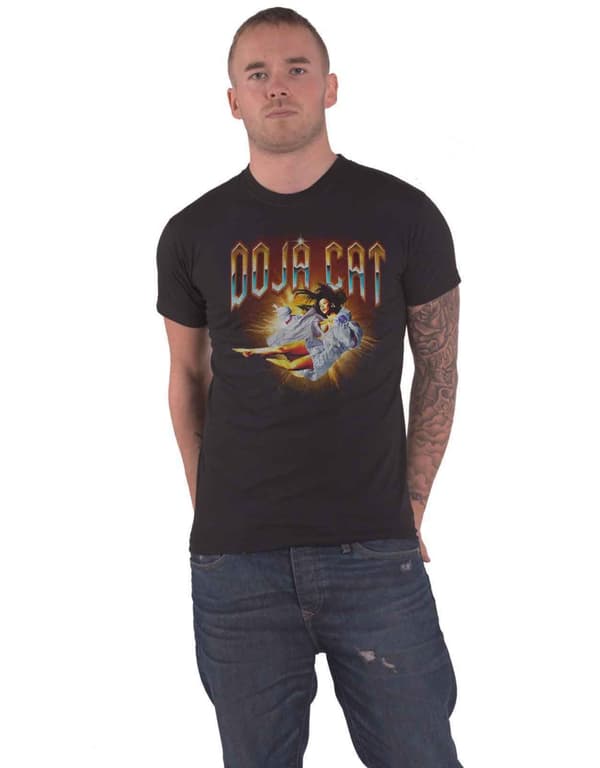 Doja Cat T Shirt Planet Her Space Logo Official Unisex Black