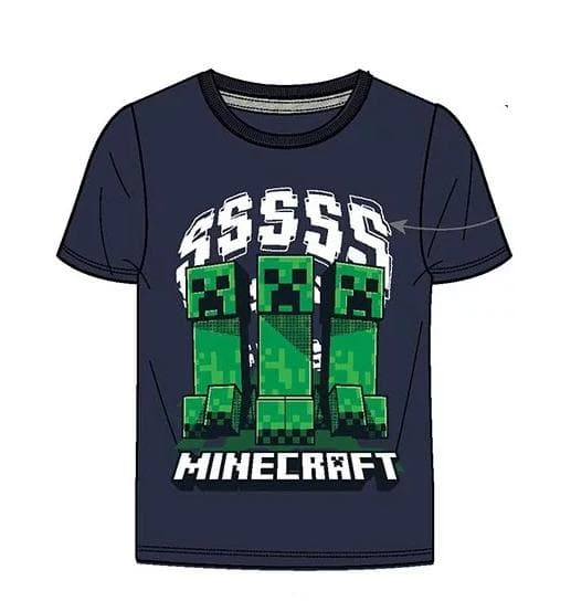 Minecraft T-shirt / Kortärmad tröja - Creeper SSSSS