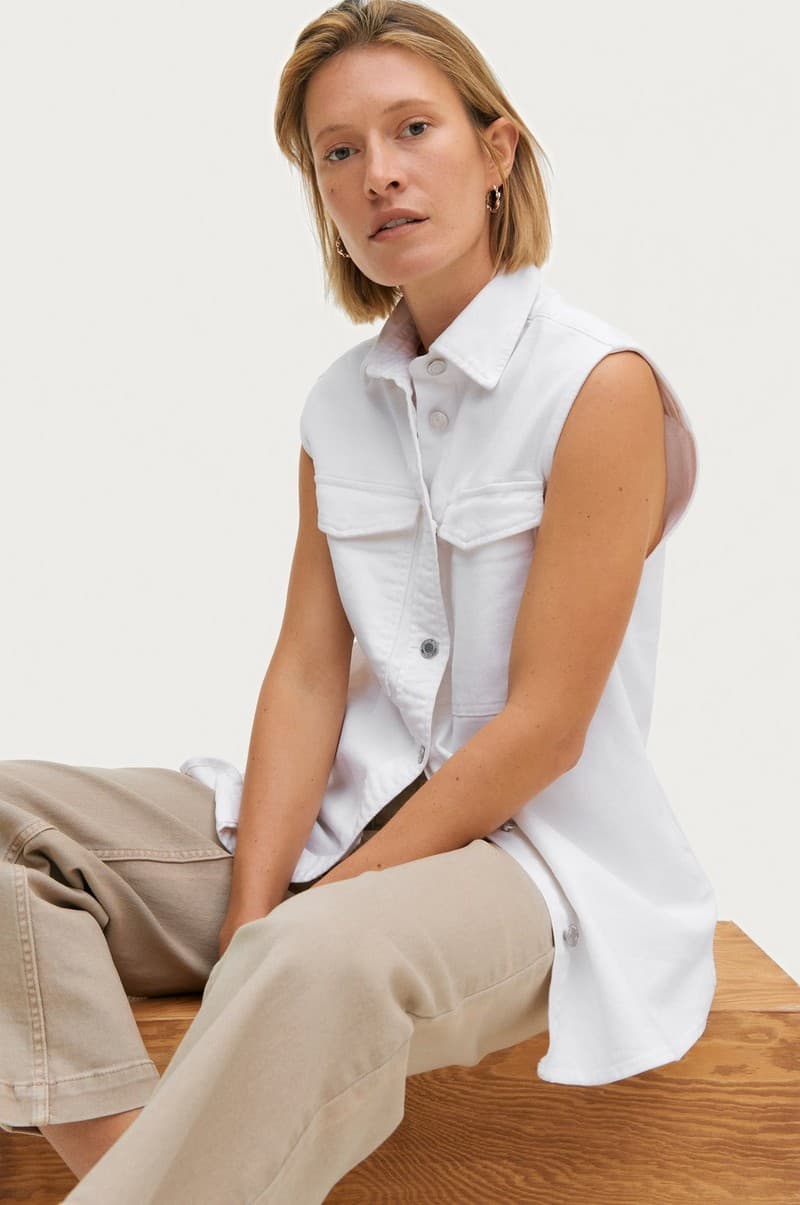 Väst Lydia Sleeveless Shirtjacket