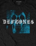 Miniatyrbild 5 av 5: Deftones T Shirt Static Skull Band Logo Official Mens Black