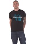 Miniatyrbild 1 av 5: Deftones T Shirt Static Skull Band Logo Official Mens Black