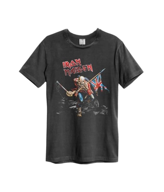 Iron Maiden: 80s Tour Amplified Vintage Charcoal XX Large T Shirt