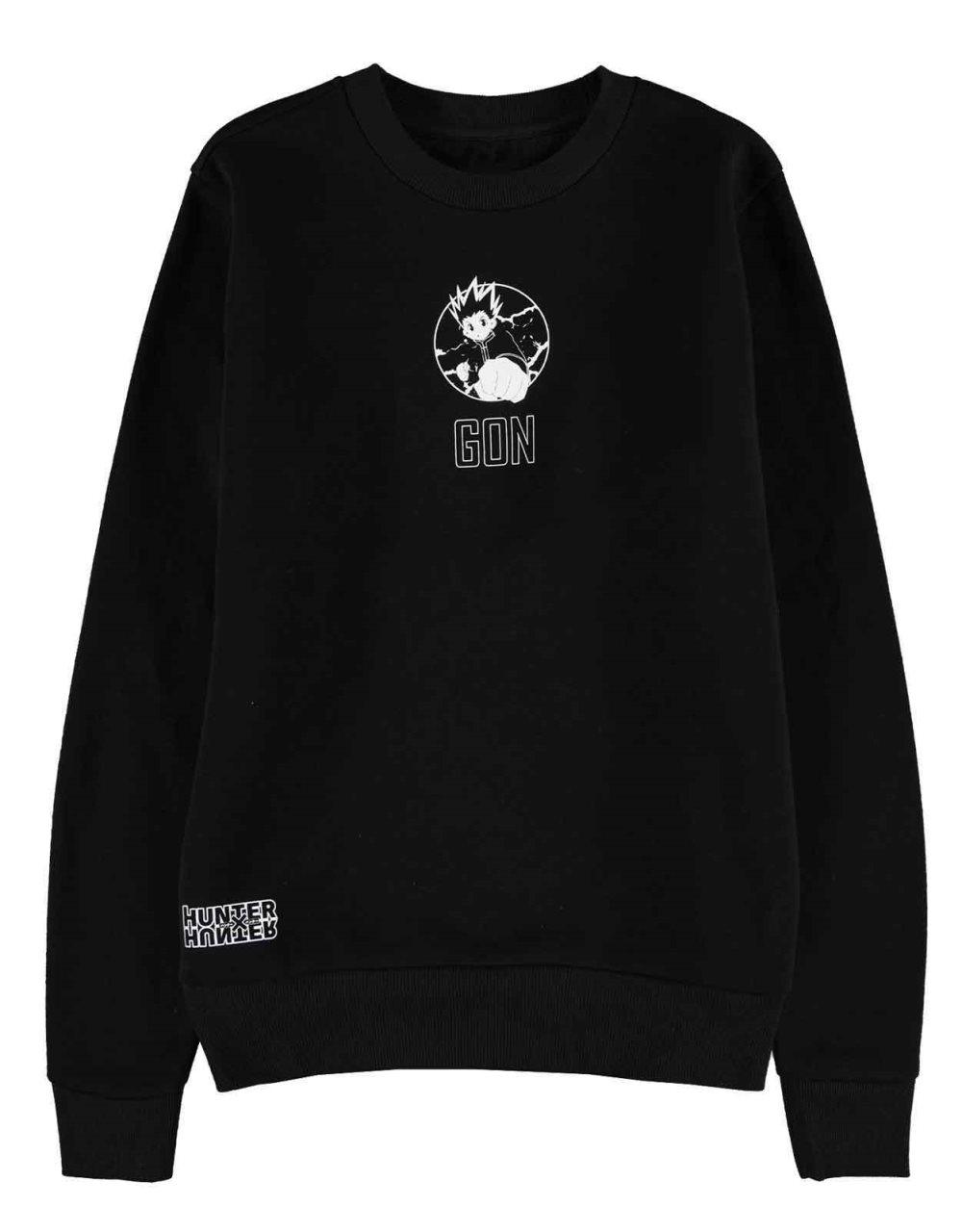 Hunter x Hunter Sweatshirt Gon Logo Official Mens Black