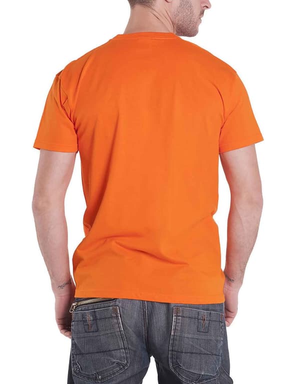 Radiohead T Shirt Gawps Band Logo Official Mens Orange