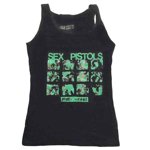 The Sex Pistols Pretty Vacant Vest Top Skinny Fit