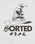 Miniatyrbild 3 av 4: Harry Potter T Shirt Sorting Hat Logo Official Unisex White