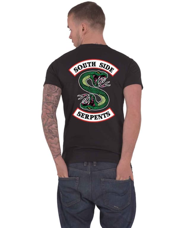 Riverdale T Shirt Southside Serpents Logo Official Unisex Black