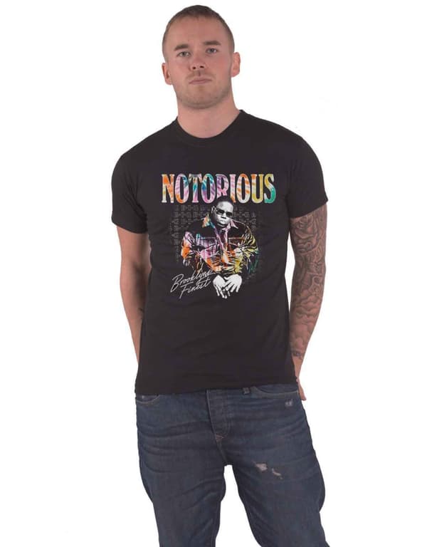 Biggie Smalls T Shirt Brooklyns Finest Official Mens Black