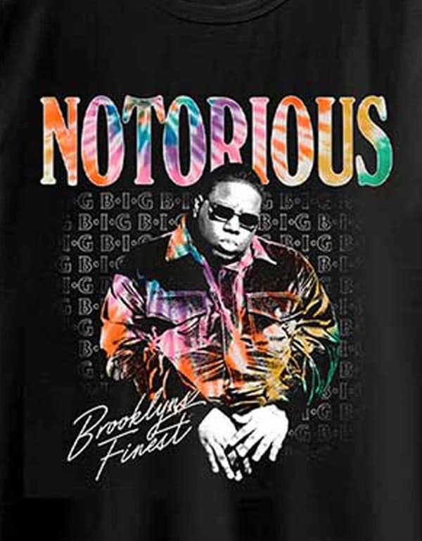 Biggie Smalls T Shirt Brooklyns Finest Official Mens Black