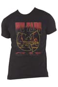 Miniatyrbild 4 av 4: Wu-Tang Clan T Shirt Lightning Infill W Band Logo Official Mens Black