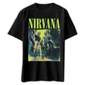 Miniatyrbild 1 av 3: Nirvana T Shirt Kings of The Street Band Logo Official Mens Black