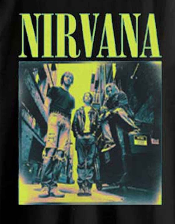 Nirvana T Shirt Kings of The Street Band Logo Official Mens Black