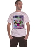 Miniatyrbild 1 av 4: Ramones T Shirt Mondo Bizarro Animal Skin Band Logo Official Mens White