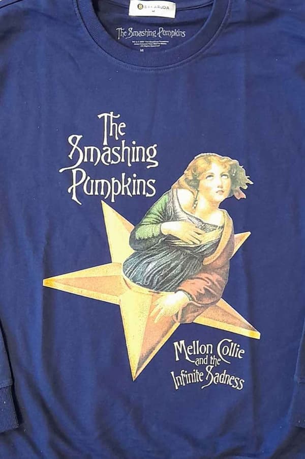 The Smashing Pumpkins Sweatshirt Mellon Collie Official unisex Navy Blue