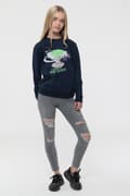 Miniatyrbild 4 av 4: Green Day Kids Sweatshirt Welcome to Paradise Band Logo Official Blue