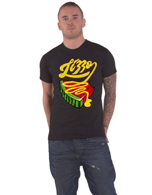 Lizzo T Shirt Bussin or Disgustin Logo Official Unisex Black
