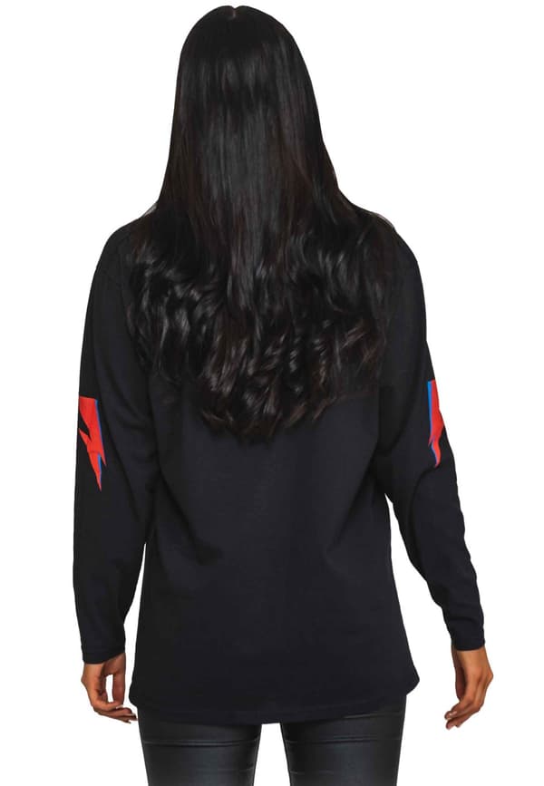 David Bowie T Shirt Hammersmith Odeon Official Unisex Black Long Sleeve