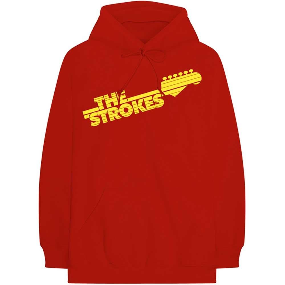 The Strokes Unisex Pullover Hoodie: Guitar Fret Logo (Medium)