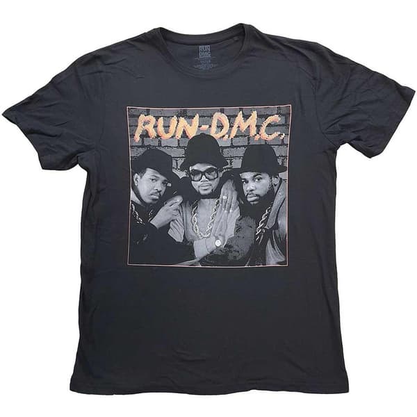 Run DMC Unisex T-Shirt: B&W Photo (Large)