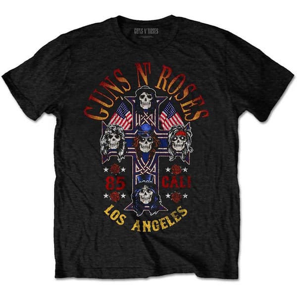 Guns N' Roses Unisex T-Shirt: Cali' '85 (X-Large)