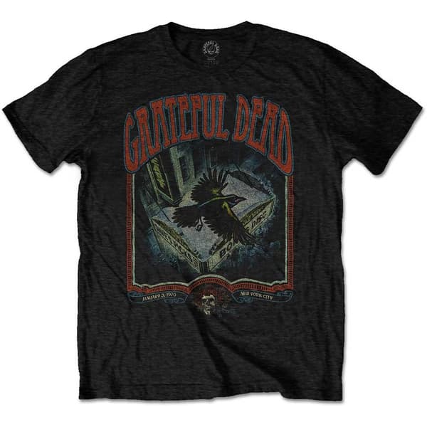 Grateful Dead Unisex T-Shirt: Vintage Poster (Medium)