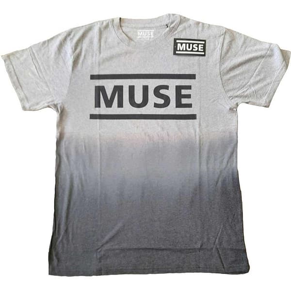 Muse Unisex T-Shirt: Logo (Dip-Dye) (Large)