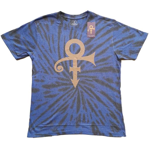 Prince Unisex T-Shirt: Gold Symbol (Dip-Dye) (Medium)