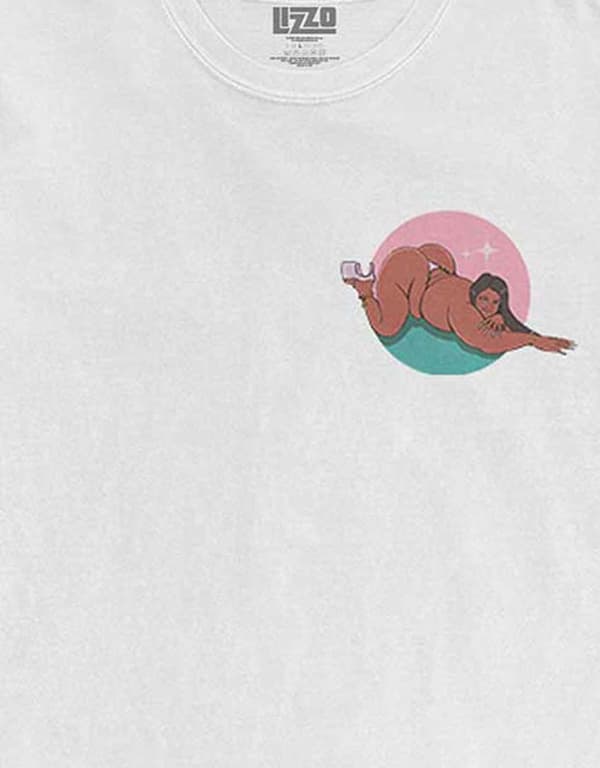 Lizzo T Shirt Arch Logo Juice Official Unisex White