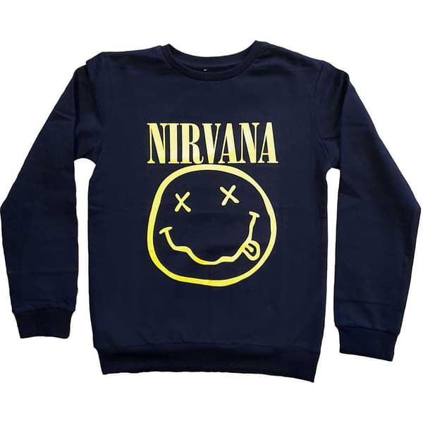 Nirvana Kids Sweatshirt: Yellow Smiley  (3-4 Years)