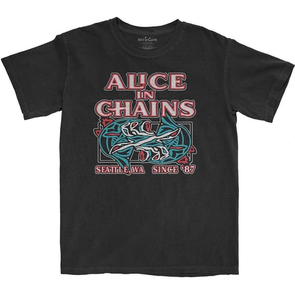 Alice In Chains Unisex T-Shirt: Totem Fish (XX-Large)