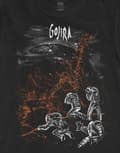 Miniatyrbild 3 av 3: Gojira T Shirt Eiffel Falls Band Logo Official Mens Black