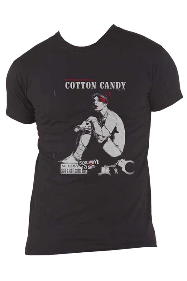 Yungblud T Shirt Cotton Candy Logo Official Mens Black