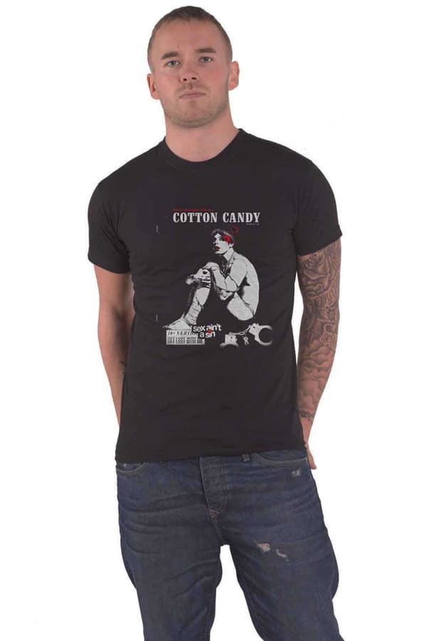 Yungblud T Shirt Cotton Candy Logo Official Mens Black