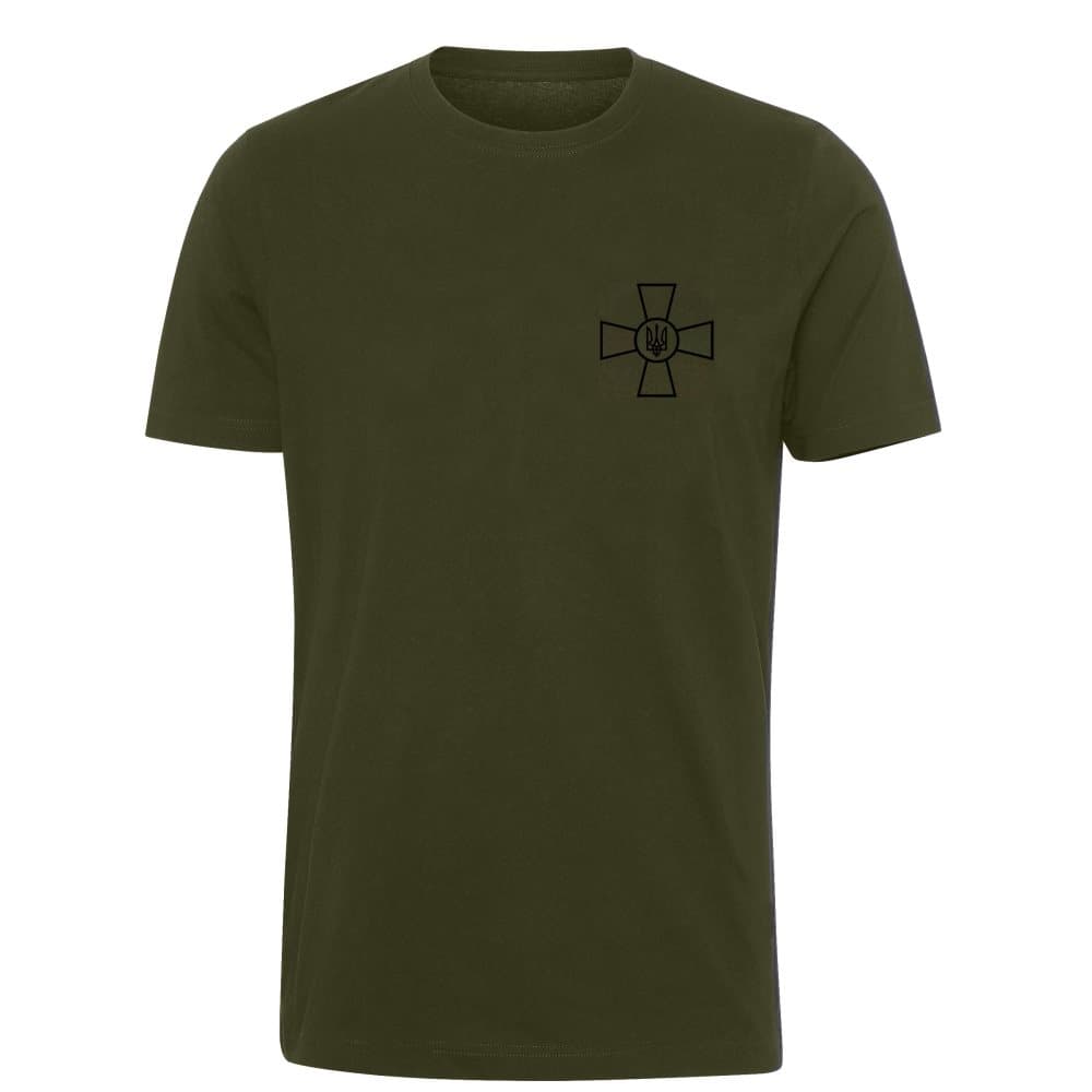 T-shirt, jag stöder Ukraina, Zelensky, armégrön