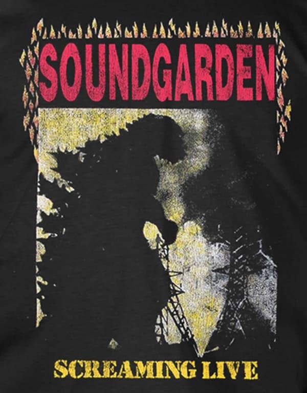 Soundgarden T Shirt Total Godhead Band Logo Official Mens Black