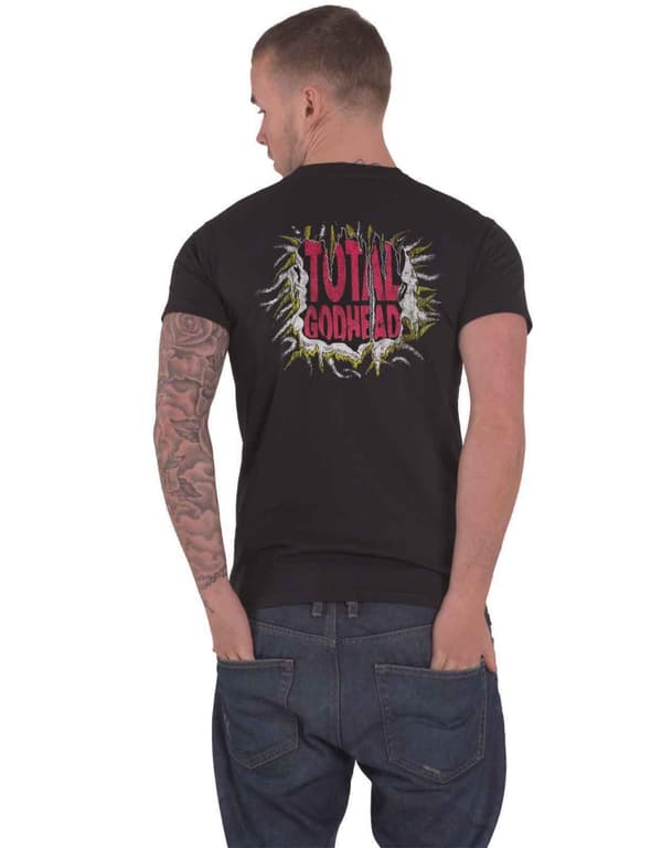 Soundgarden T Shirt Total Godhead Band Logo Official Mens Black
