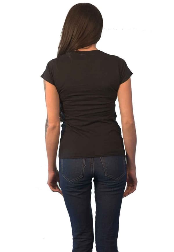 Public Image Ltd T Shirt PIL Band Logo Official Womens Skinny Fit Black