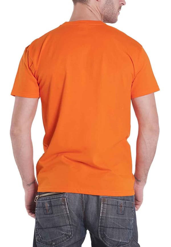Outkast T Shirt Blue Box Logo Official Unisex Orange