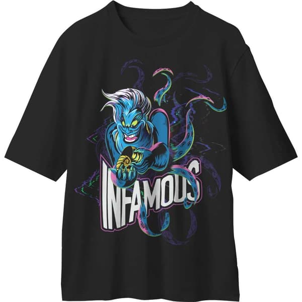 Disney Unisex T-Shirt: Little Mermaid Infamous Ursula (Small)