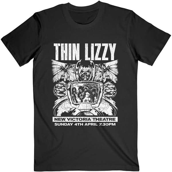 Thin Lizzy Unisex T-Shirt: Jailbreak Flyer (Small)