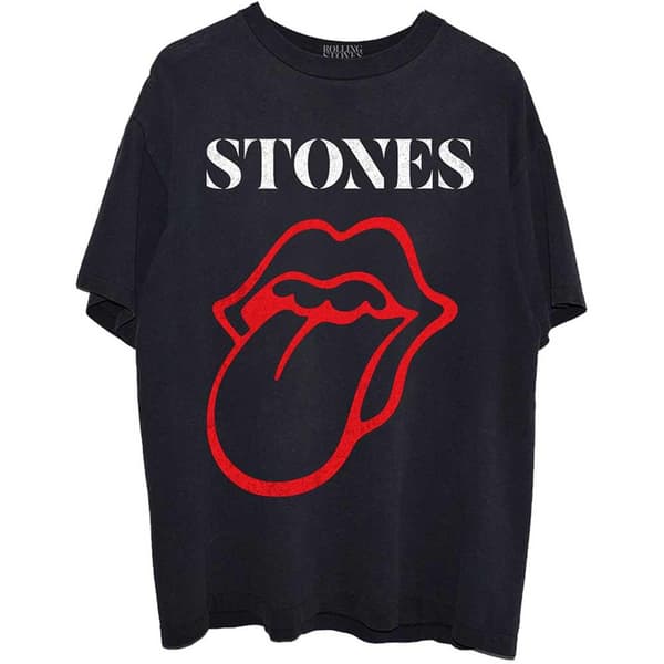 The Rolling Stones Unisex T-Shirt: Sixty Classic Vintage Tongue (Medium)
