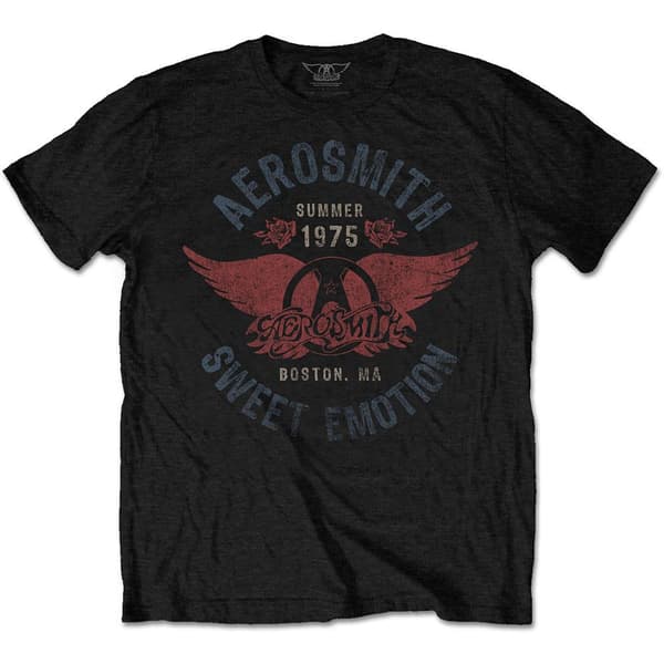 Aerosmith Unisex T-Shirt: Sweet Emotion (Small)