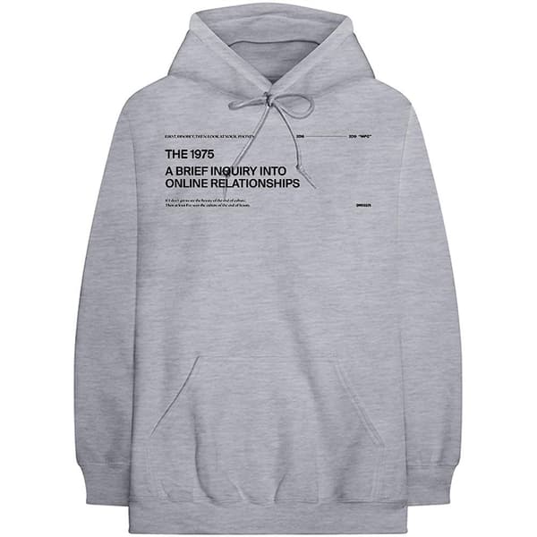 The 1975 Unisex Pullover Hoodie: ABIIOR Version 2. (Medium)
