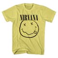 Miniatyrbild 1 av 4: Nirvana T Shirt Inverse Smile Band Logo Official Unisex Yellow