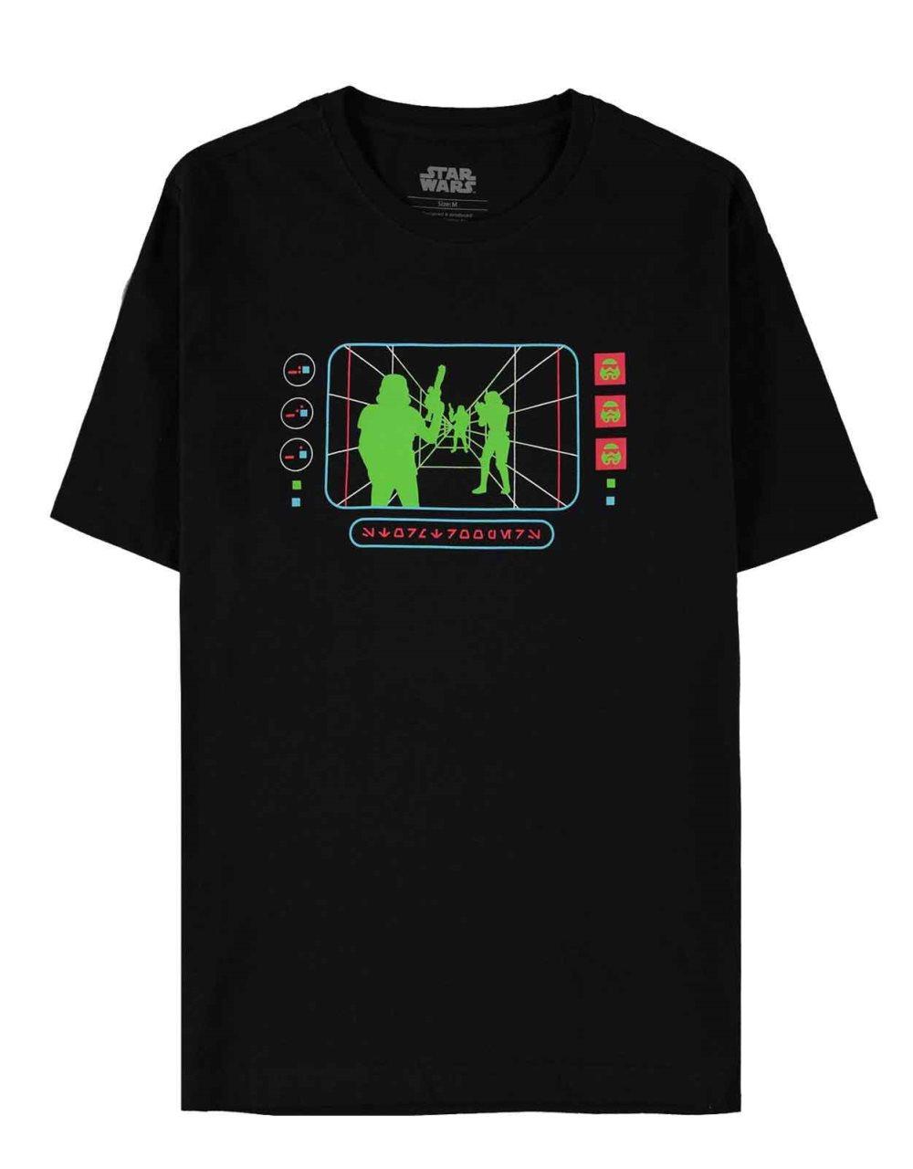 Star Wars T Shirt Iconic Storm Troopers Retro Logo Official Mens Black