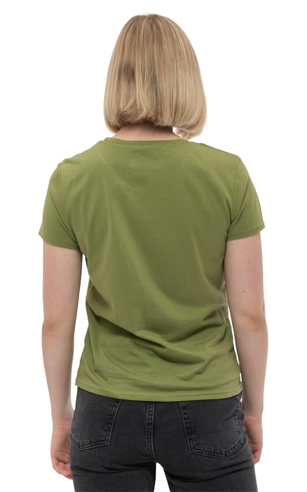 Jimi Hendrix T Shirt Let Me Live Logo Official Womens Skinny Fit Khaki Green