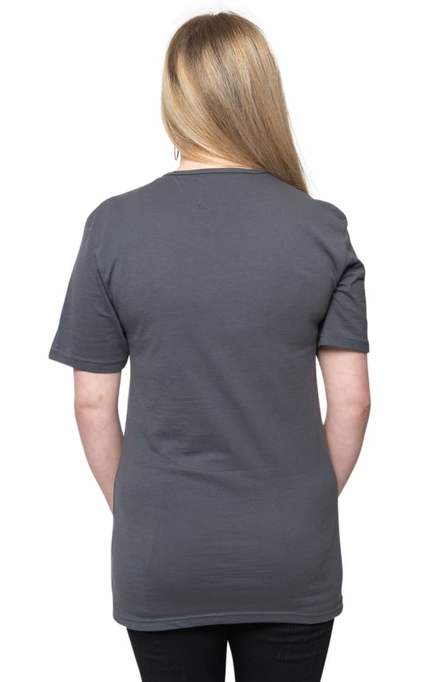 Nirvana T Shirt Inverse Smile Band Logo Official Unisex Charcoal Grey
